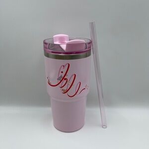 NEW in box 2024 Starbucks x Stanley Taiwan Valentine's Day Pink Cat 20oz Tumbler